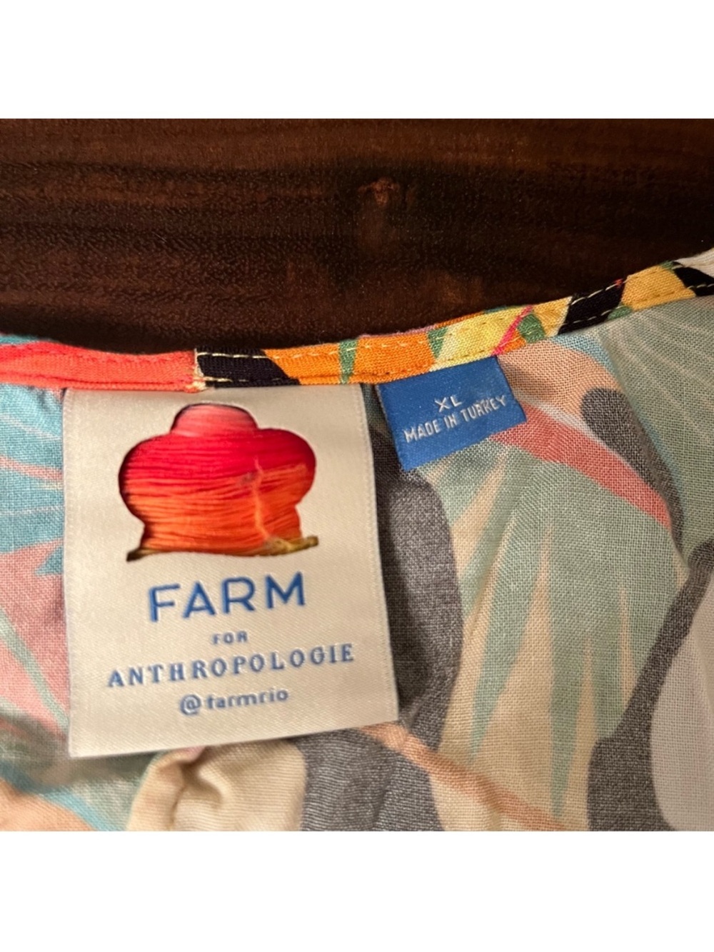Farm Rio Toucan Wrap Top - Picture 5 of 6